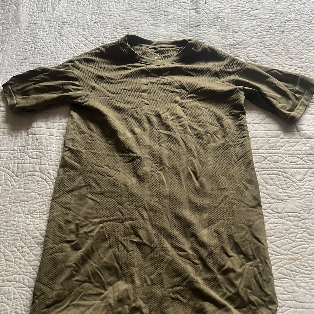Squat Wolf Men’s Medium Olive Green Men's Shirt